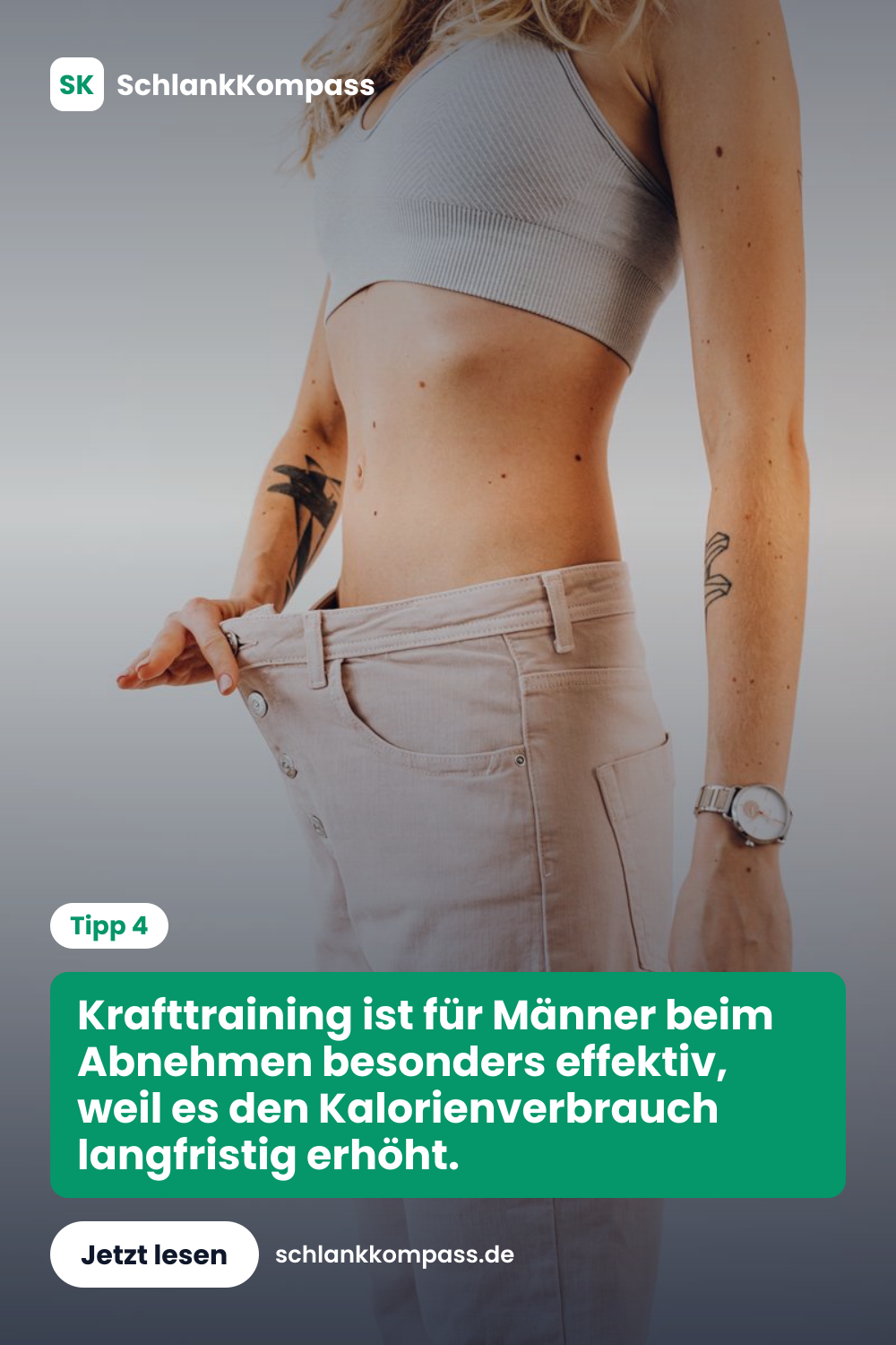 Krafttraining ist für Männer beim Abnehmen besonders effektiv, weil es den Kalorienverbrauch langfristig erhöht.
