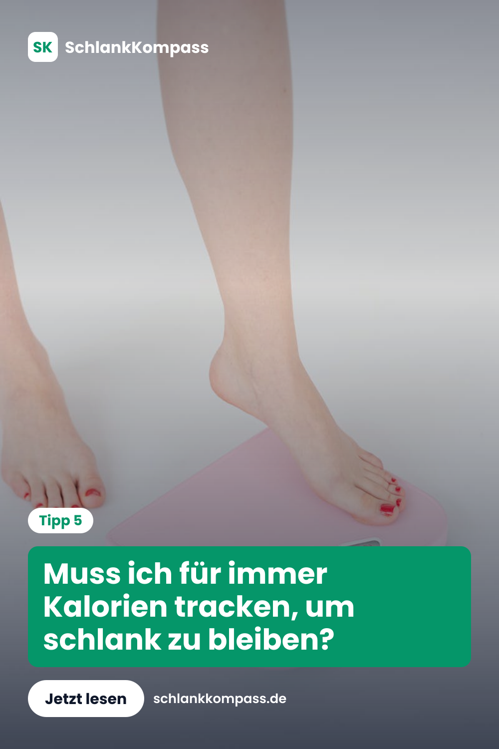 Muss ich für immer Kalorien tracken, um schlank zu bleiben?