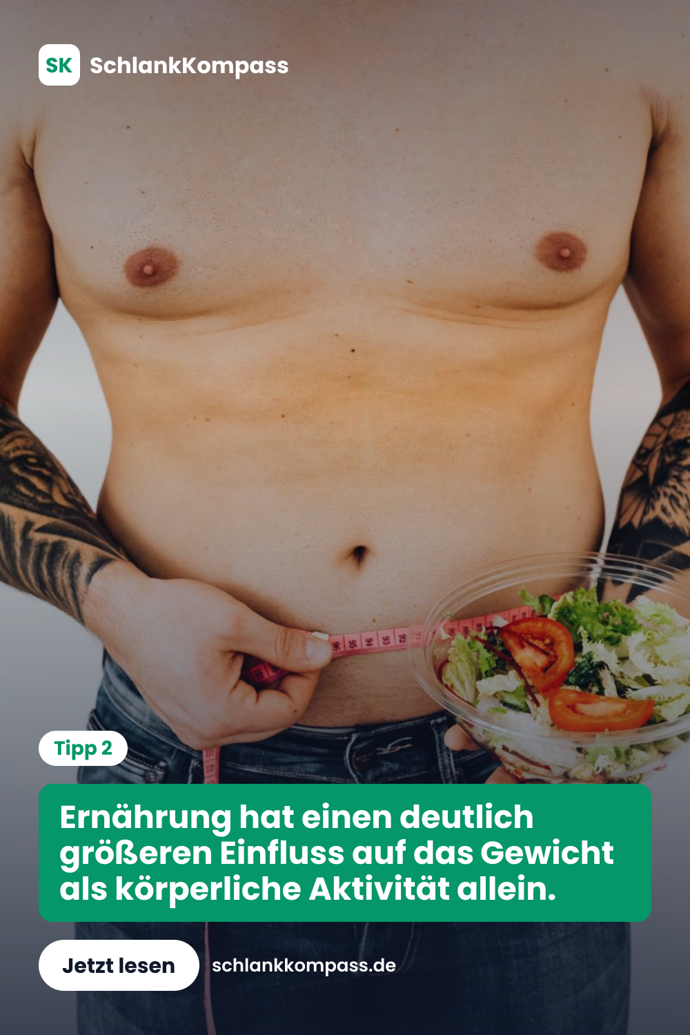Ernährung hat einen deutlich größeren Einfluss auf das Gewicht als körperliche Aktivität allein.