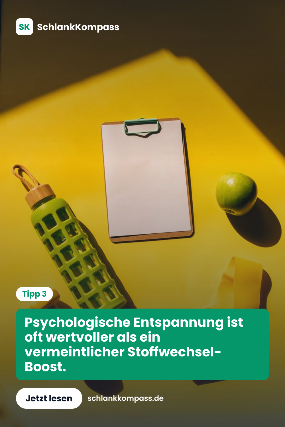Psychologische Entspannung ist oft wertvoller als ein vermeintlicher Stoffwechsel-Boost.
