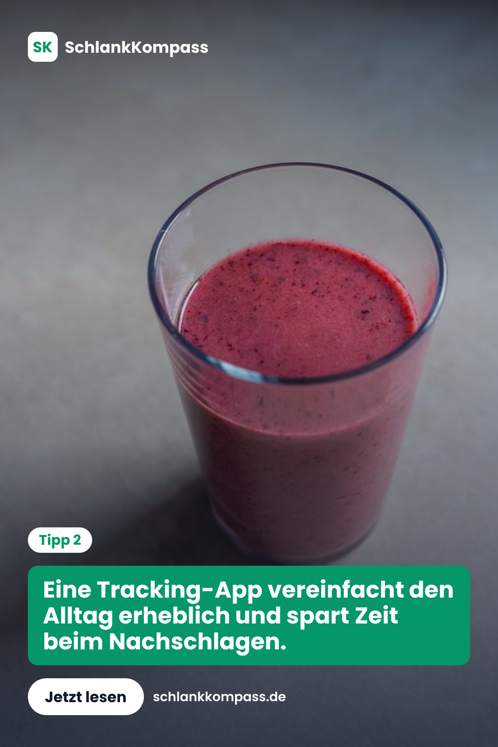 Eine Tracking-App vereinfacht den Alltag erheblich und spart Zeit beim Nachschlagen.