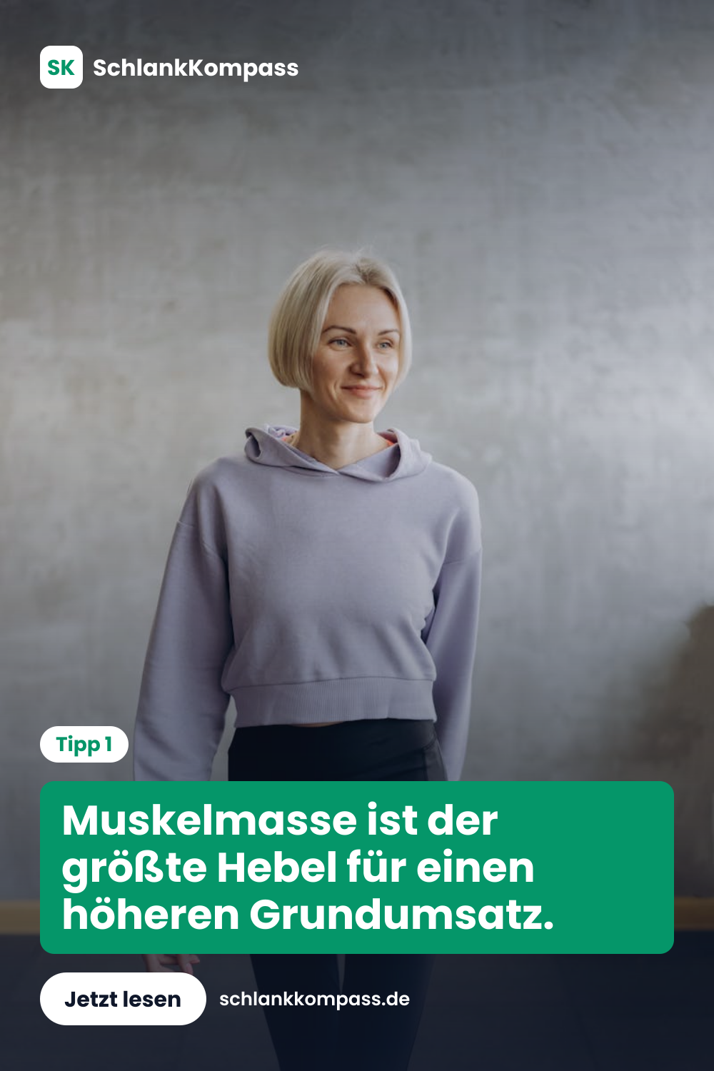 Muskelmasse ist der größte Hebel für einen höheren Grundumsatz.