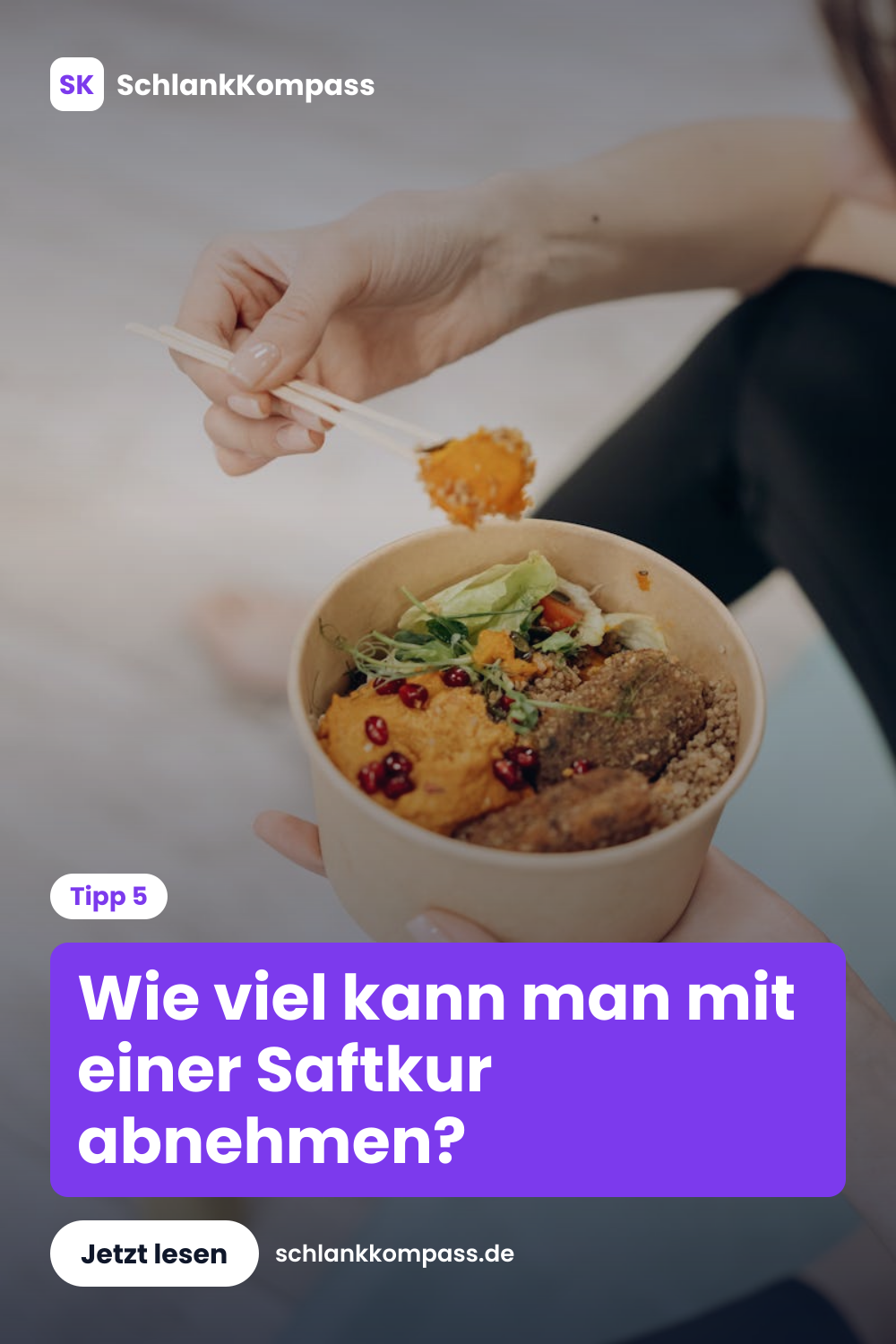 Wie viel kann man mit einer Saftkur abnehmen?
