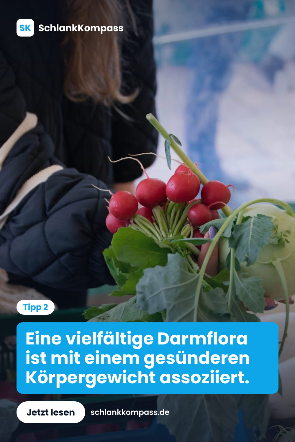 Eine vielfältige Darmflora ist mit einem gesünderen Körpergewicht assoziiert.