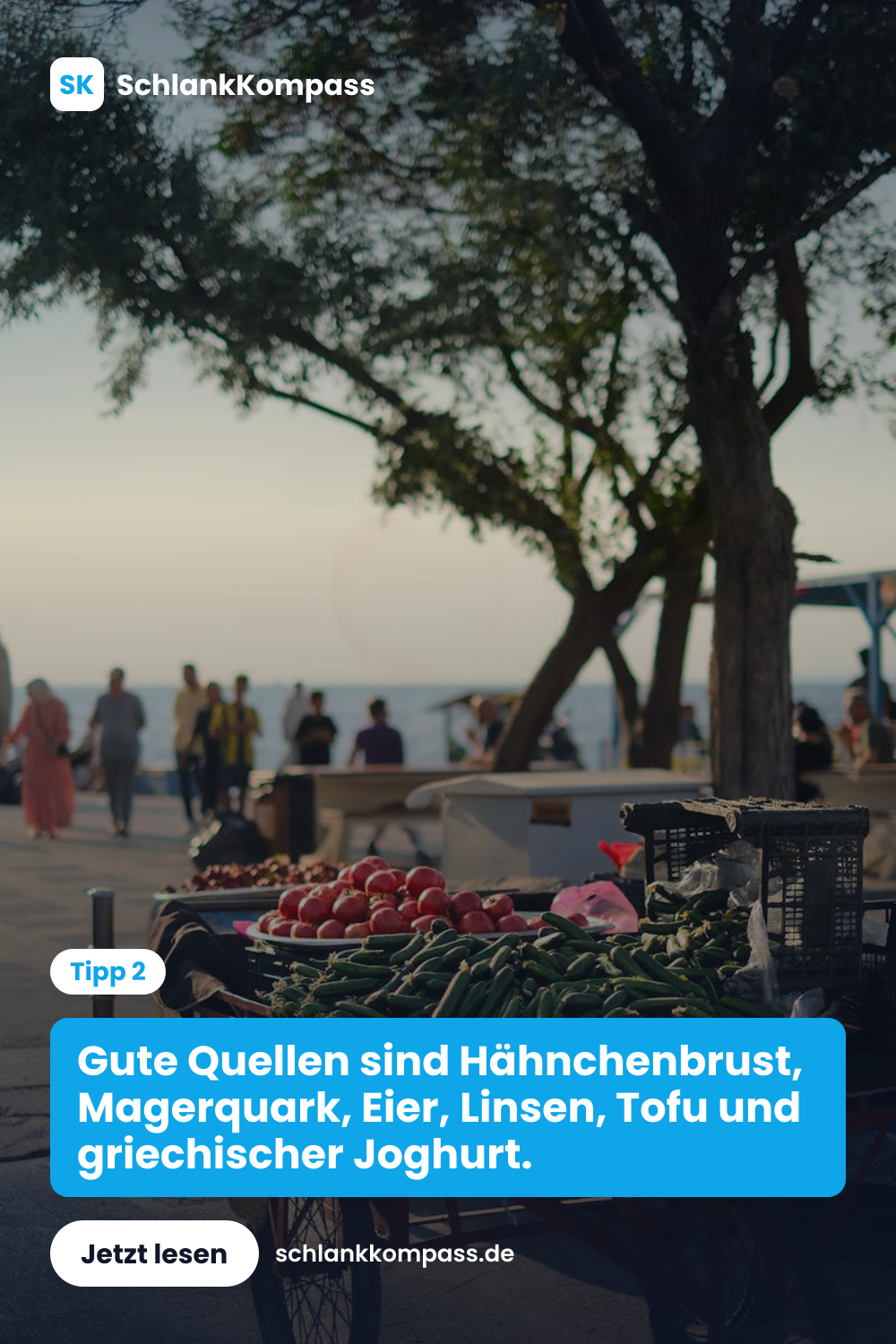 Gute Quellen sind Hähnchenbrust, Magerquark, Eier, Linsen, Tofu und griechischer Joghurt.