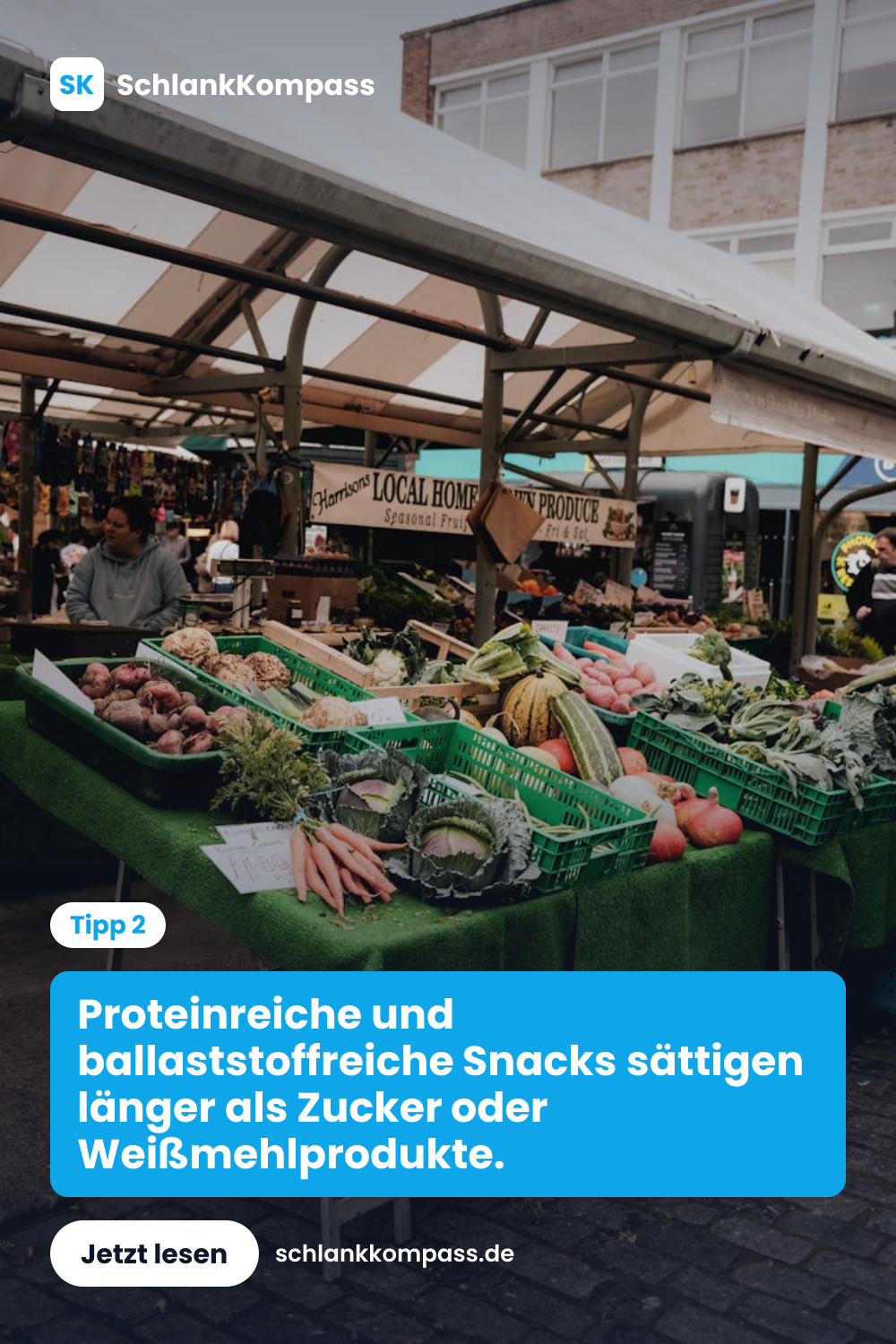 Proteinreiche und ballaststoffreiche Snacks sättigen länger als Zucker oder Weißmehlprodukte.