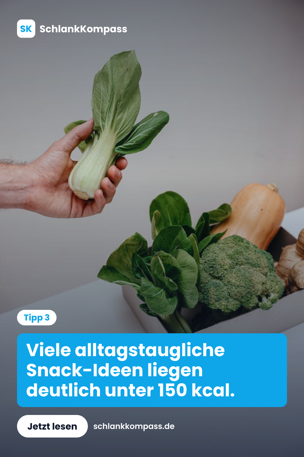 Viele alltagstaugliche Snack-Ideen liegen deutlich unter 150 kcal.