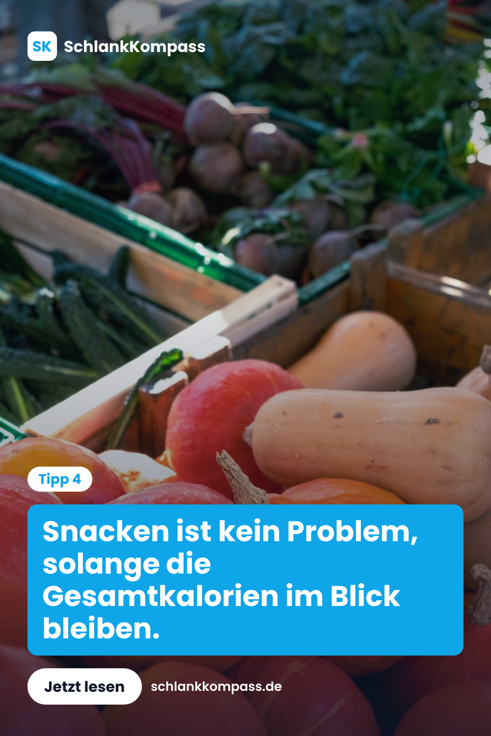 Snacken ist kein Problem, solange die Gesamtkalorien im Blick bleiben.