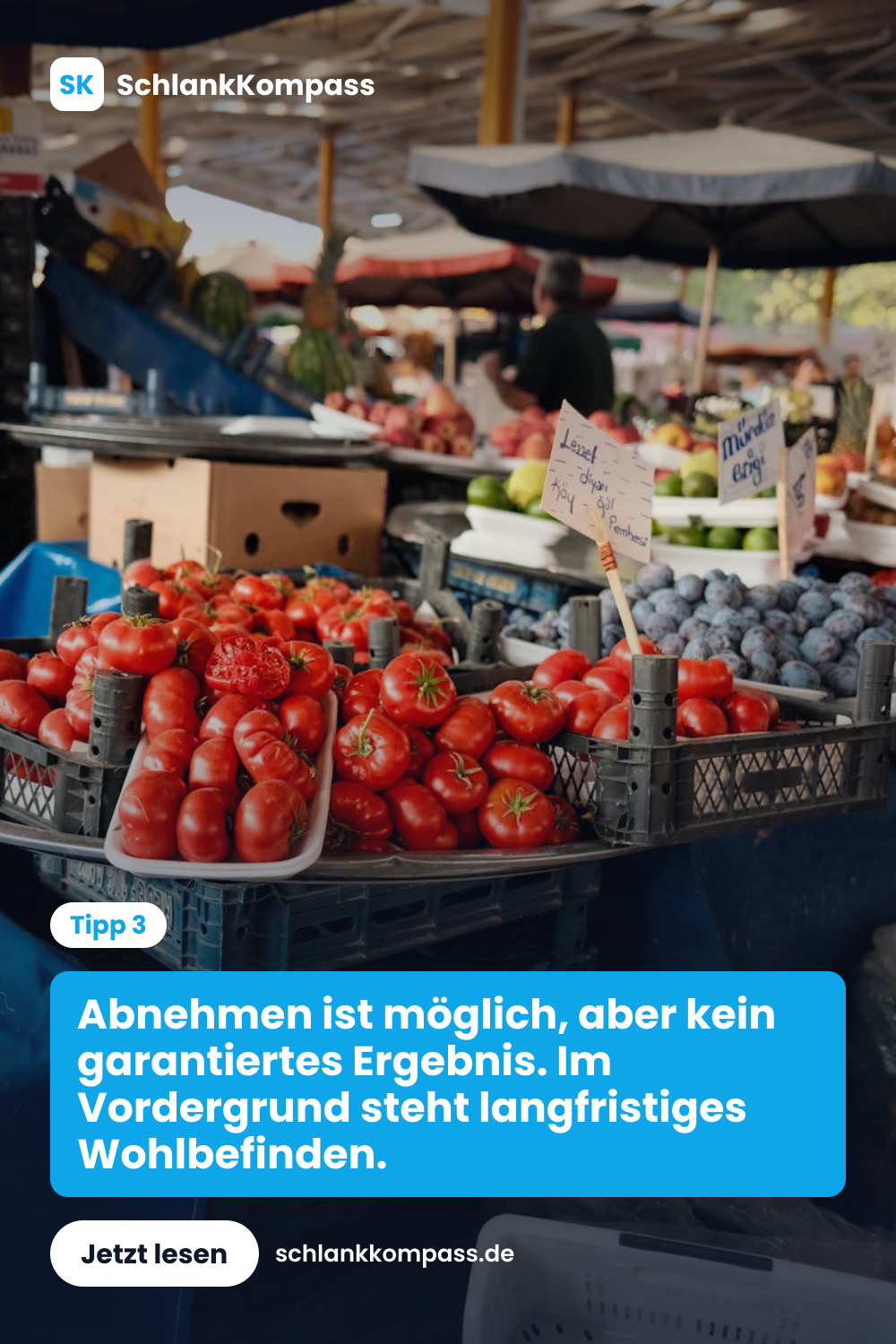 Abnehmen ist möglich, aber kein garantiertes Ergebnis. Im Vordergrund steht langfristiges Wohlbefinden.