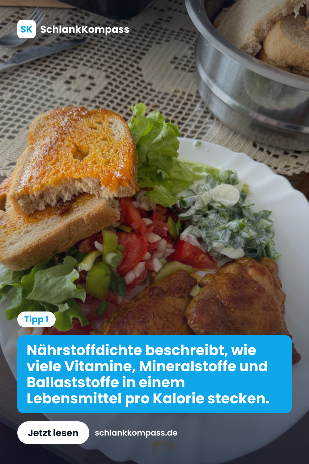 Nährstoffdichte beschreibt, wie viele Vitamine, Mineralstoffe und Ballaststoffe in einem Lebensmittel pro Kalorie stecken.
