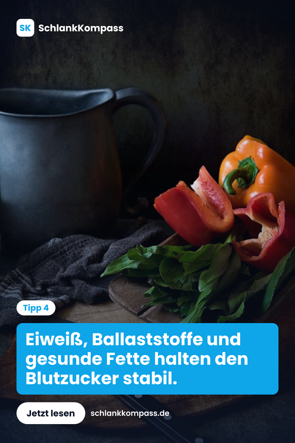 Eiweiß, Ballaststoffe und gesunde Fette halten den Blutzucker stabil.