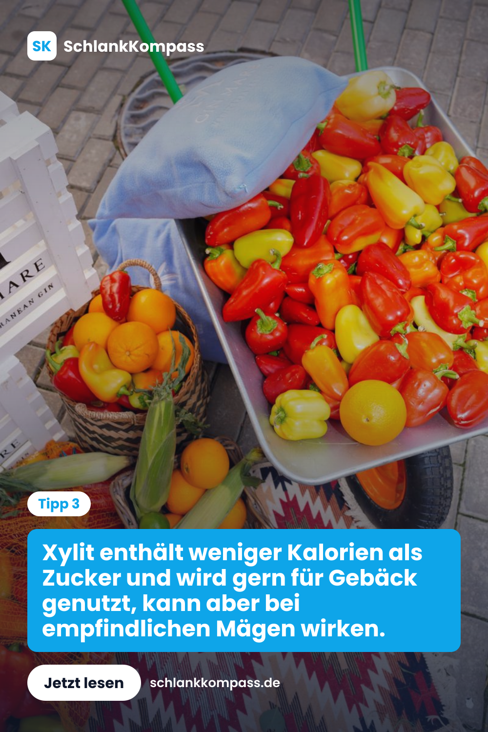 Xylit enthält weniger Kalorien als Zucker und wird gern für Gebäck genutzt, kann aber bei empfindlichen Mägen wirken.