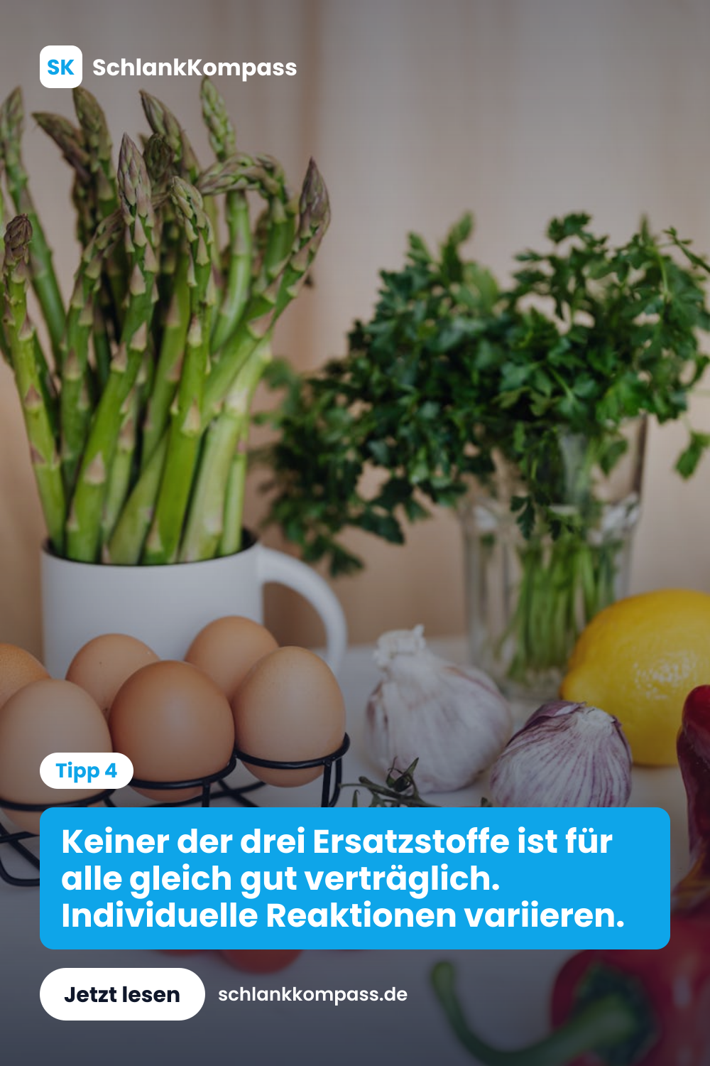 Keiner der drei Ersatzstoffe ist für alle gleich gut verträglich. Individuelle Reaktionen variieren.